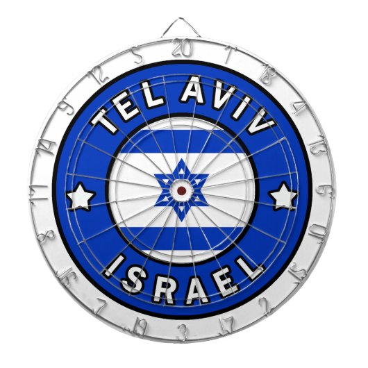 Tel Aviv Israel Dartscheibe (vorne)