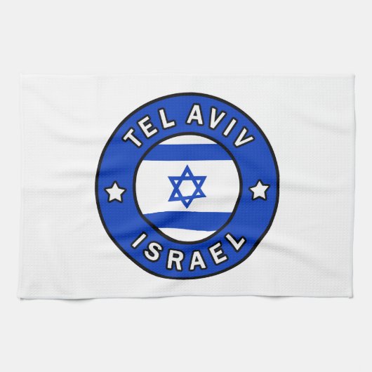 Tel Aviv Israel Geschirrtuch (Horizontal)