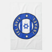 Tel Aviv Israel Geschirrtuch (Vertikal)