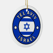 Tel Aviv Israel Keramik Ornament (Rechts)