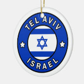 Tel Aviv Israel Keramik Ornament (Links)