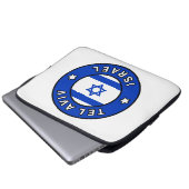 Tel Aviv Israel Laptopschutzhülle (Vorne Knopf)