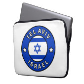 Tel Aviv Israel Laptopschutzhülle (Vorderseite Links)