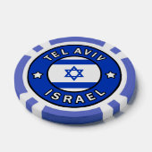 Tel Aviv Israel Pokerchips (Einzeln)