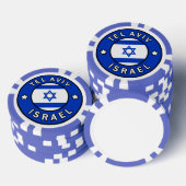 Tel Aviv Israel Pokerchips (Stapel)