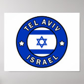 Tel Aviv Israel Poster (Vorne)