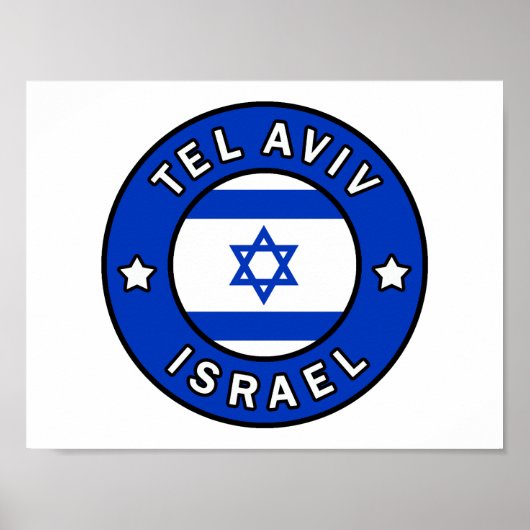 Tel Aviv Israel Poster (Vorne)