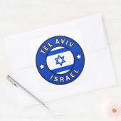 Tel Aviv Israel Quadratischer Aufkleber (Umschlag)
