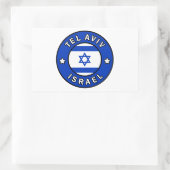 Tel Aviv Israel Rechteckiger Aufkleber (Tasche)