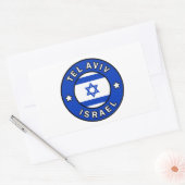 Tel Aviv Israel Rechteckiger Aufkleber (Umschlag)