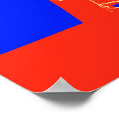 Tel Aviv - Israel Retro City Map Poster (Ecke)