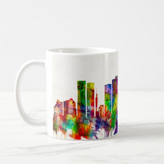 Tel Aviv Israel Skyline Kaffeetasse (Links)