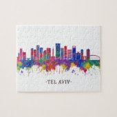 Tel Aviv Israel Skyline Puzzle (Horizontal)