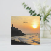 Tel Aviv, Israel - Sonnenuntergang Karte (Stehend Vorderseite)