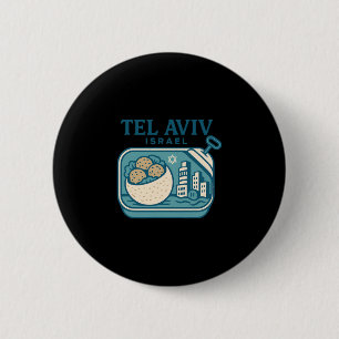 Tel Aviv Israel Souvenir Israelisches Essen Und Re Button