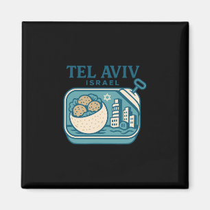 Tel Aviv Israel Souvenir Israelisches Essen Und Re Magnet