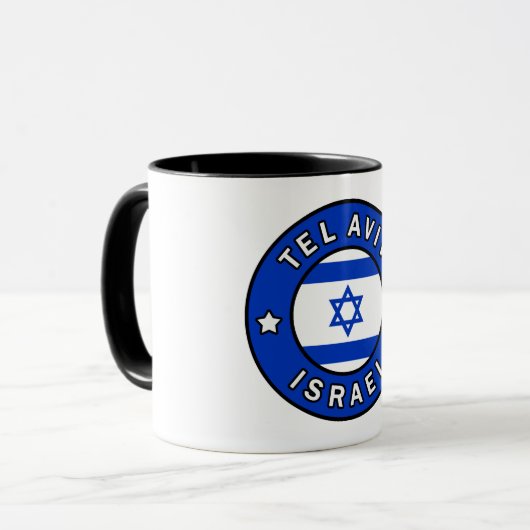 Tel Aviv Israel Tasse (Vorderseite Links)