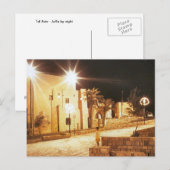 Tel aviv - Jaffa nachts Postkarte (Vorne/Hinten)