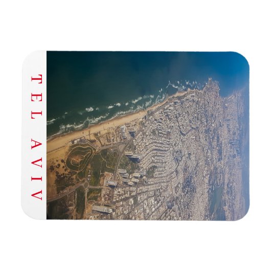 Tel Aviv Kühlschrankmagnet Magnet (Horizontal)
