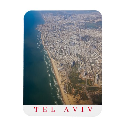 Tel Aviv Kühlschrankmagnet Magnet (Vertikal)