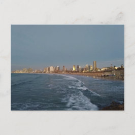 Tel Aviv nach Sonnenuntergang, Israel Postkarte