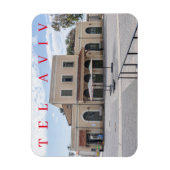 Tel Aviv Old Tram Station View Kühlschrankmagnet Magnet (Vertikal)