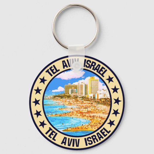 Tel Aviv Schlüsselanhänger (Rückseite)