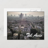 Tel Aviv skyline Postkarte (Vorne/Hinten)