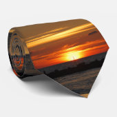 Tel Aviv Sunset Krawatte (Gerollt)