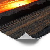 Tel Aviv Sunset Poster (Ecke)