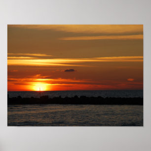 Tel Aviv Sunset Poster