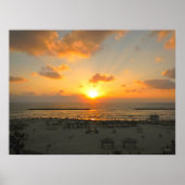 Tel Aviv Sunset Poster (Vorne)