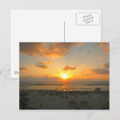 Tel Aviv Sunset Postkarte (Vorne/Hinten)