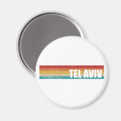 Tel Aviv Vintag Magnet (Vorderseite/Rückseite)