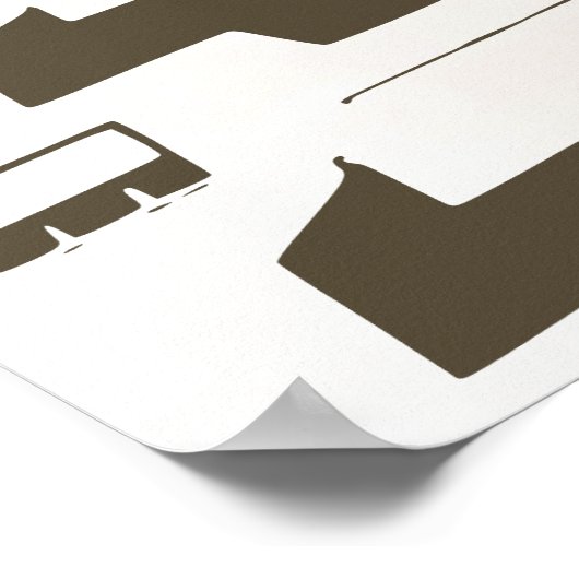 Tel Aviv "White City" | Poster (Ecke)