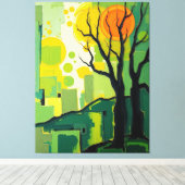 Tela de paisagem leinwanddruck (Insitu (Holzboden))