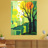 Tela de paisagem leinwanddruck (Insitu (Wohnzimmer))