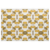 Tela Golden Metallic Cherries Geometric Pattern Stoff (Fat Quarter (45,7 x 55,9 cm))