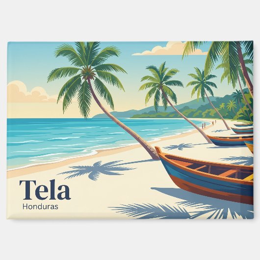 Tela Honduras Magnet (Vorderseite)