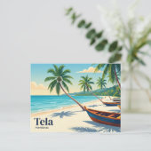 Tela Honduras Postkarte (Stehend Vorderseite)