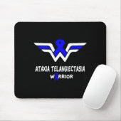 Telangiectasia Awareness Warrior Unterstützung Blu Mousepad (Mit Mouse)