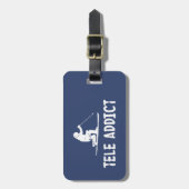 Tele Addict Gepäckanhänger (Vorderseite vertikal)