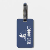 Tele Addict Gepäckanhänger (Rückseite vertikal)
