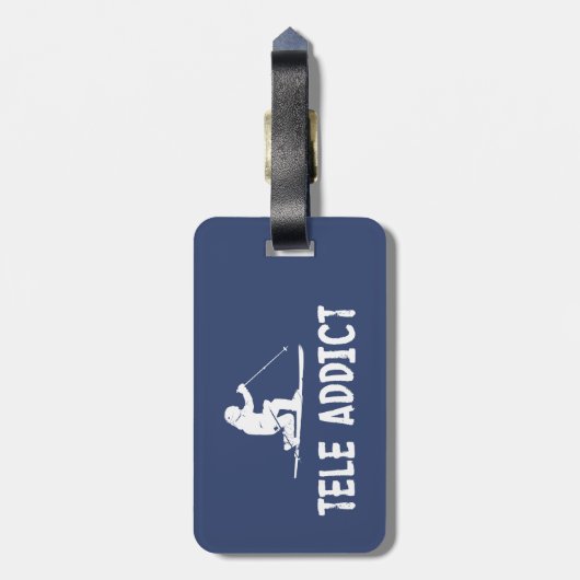 Tele Addict Gepäckanhänger (Rückseite vertikal)