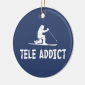 Tele Addict Keramik Ornament (Links)