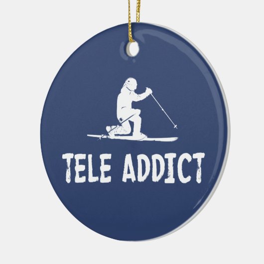 Tele Addict Keramik Ornament (Links)