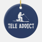Tele Addict Keramik Ornament (Hinten)