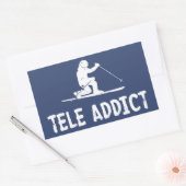 Tele Addict Rechteckiger Aufkleber (Umschlag)