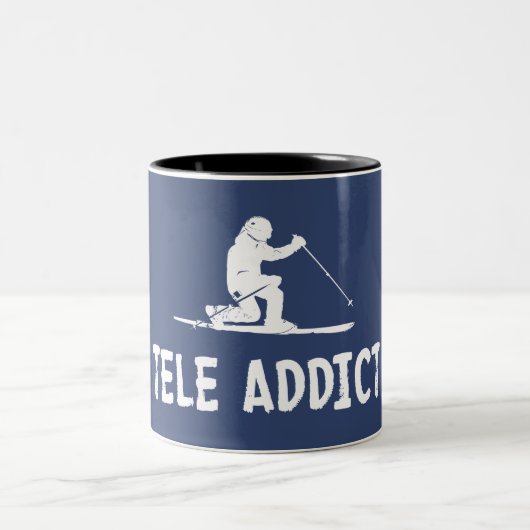 Tele Addict Zweifarbige Tasse (Mittel)