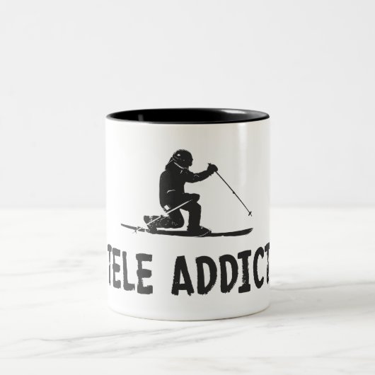 Tele Addict Zweifarbige Tasse (Mittel)